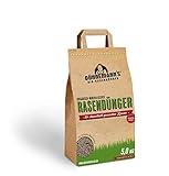 Dünnemann´s Biorasendünger - mit Langzeitwirkung - 5 kg - 1PACK, für 50 m (innerhalb DE) - natürliche Humusbildung - Rasendünger - Frühjahrsdünger - Bio Rasendünger - Biodünger - Rasenduenger (1)