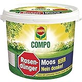 Compo Rasendünger Moos -nein Danke! mit 6 Wochen Wirkung, Feingranulat, 4 kg, 160 m²