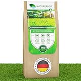 Rasensamen Schnellkeimend Trockenresistent - Dürreresistenter Rasen Made in Germany - Premium Grassamen bei Hitze und Trockenheit - Trockenrasen Samen 1kg